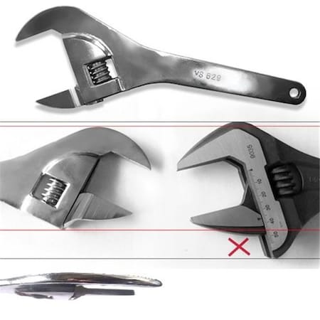 Tool Time V8T 629 2 in. Super Thin Adjustable Wrench TO1080088